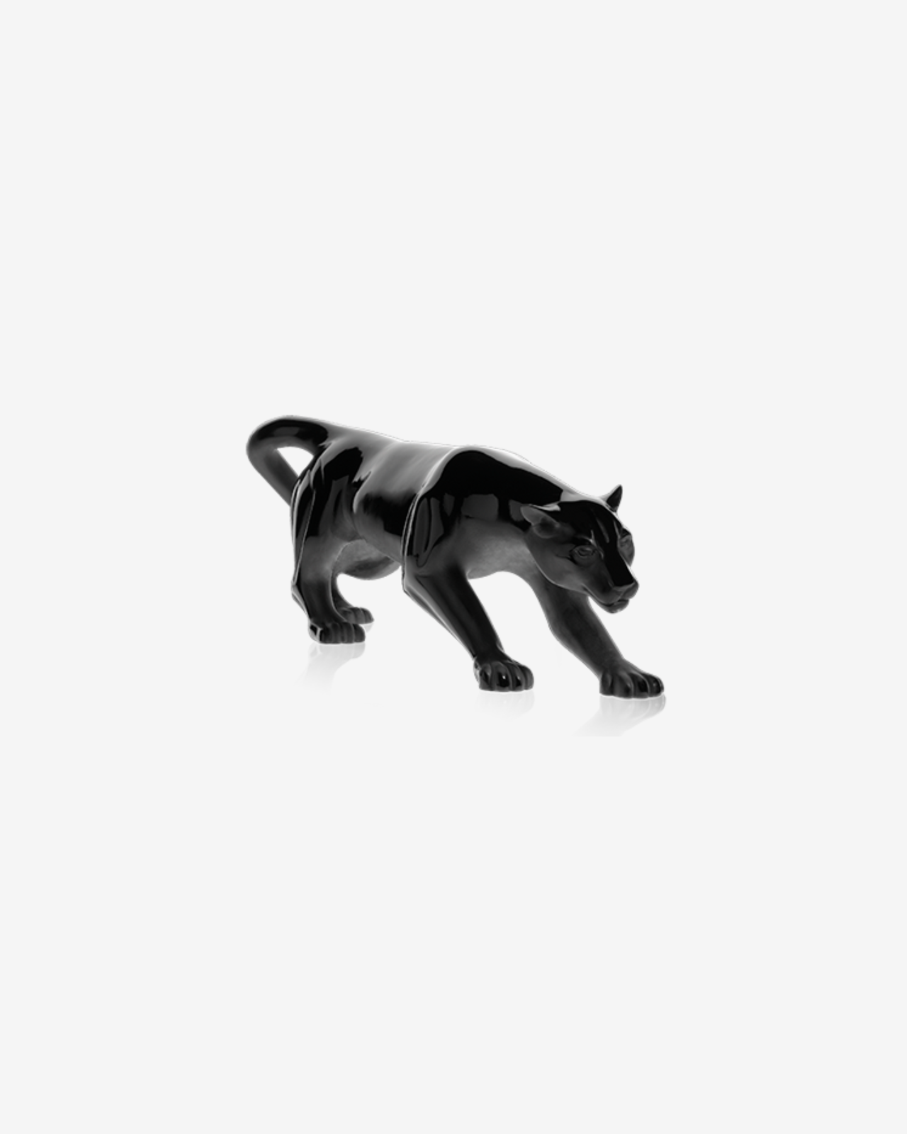 Black Magnum Panther 1000 ex | Daum USA Crystal & Glass