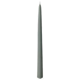 Lux Taper Candles, Dusty Green - Set Of 4