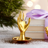 Brass Hand Ring Holder