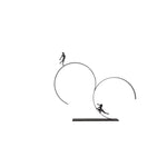 Mensa Circular Dancing Metal Sculpture