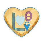 Love Trinket Tray - Blue/Gold