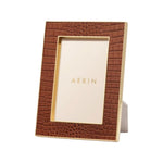 CLASSIC CROC LEATHER 4X6 FRAME