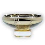 De-Mini-Aas Mini Glass Bowl, Amber Ext. / Mirror Transparent Int. / Country Of Origin: Poland