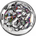 SUN & MOON ART PIECE - MARS - SILVER