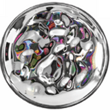 SUN & MOON ART PIECE - MARS - SILVER