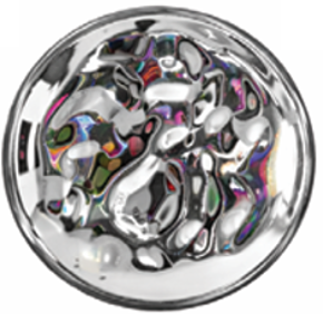 SUN & MOON ART PIECE - MARS - SILVER