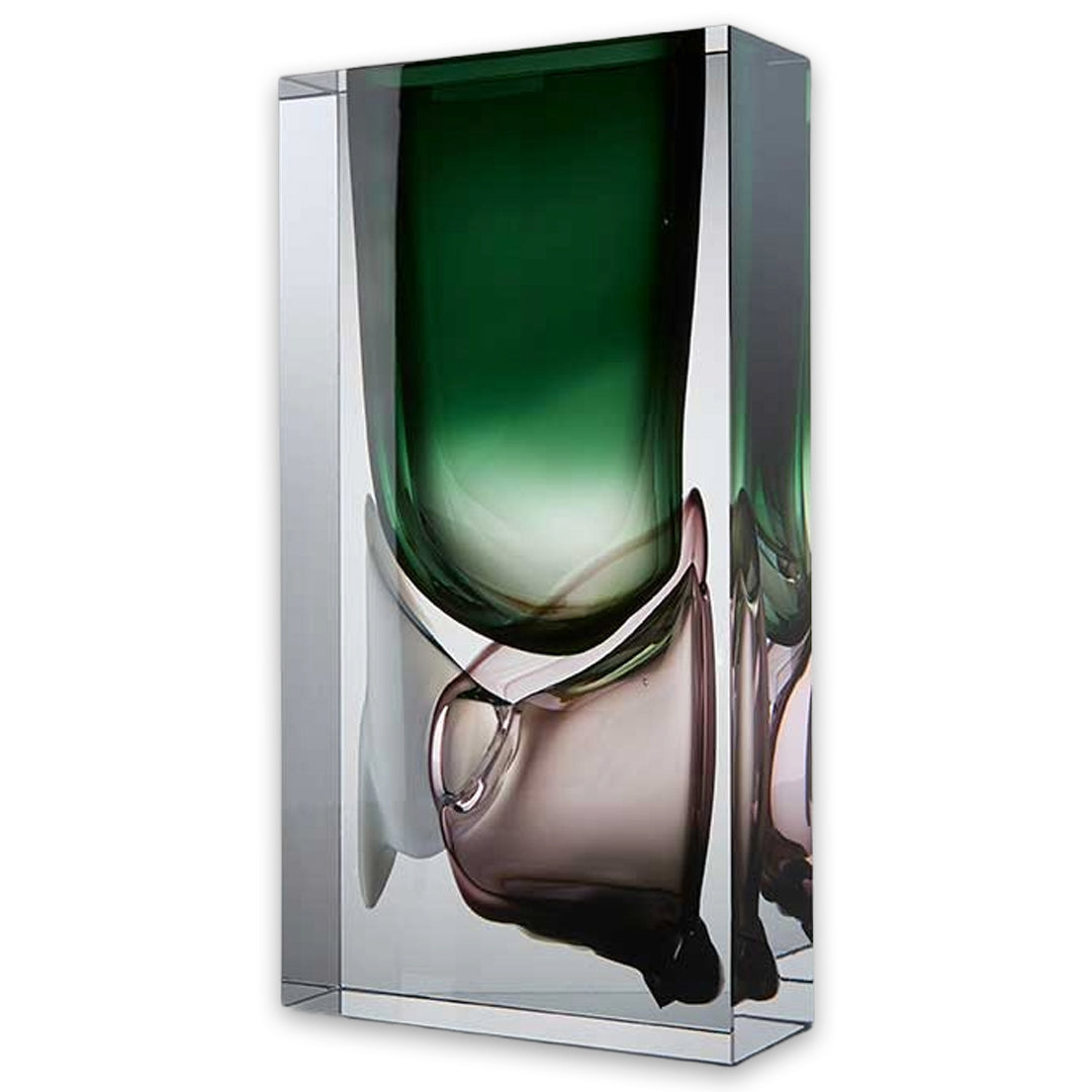 Moments Square Green Aubergine - ANNA TORFS
