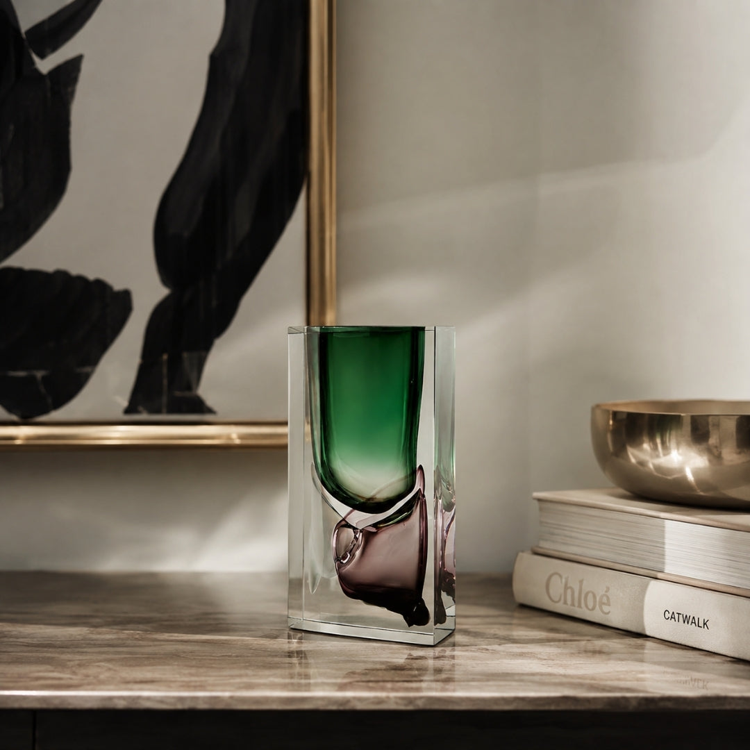 Moments Square Green Aubergine - ANNA TORFS (view 2)