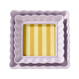 Philippa Scalloped Picture Frame-Purple
