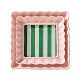 Philippa Scalloped Picture Frame-Pink
