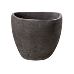 Vase In Organic Shape Black
