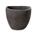 Vase In Organic Shape Black