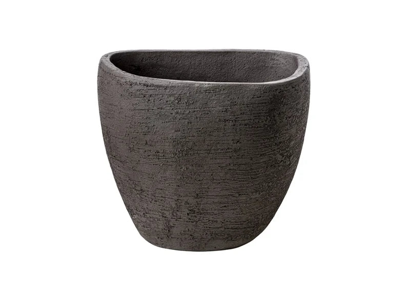 Vase In Organic Shape Black