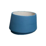 Slanting Round Pot-Blue
