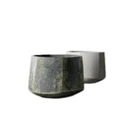 Vase In Organic Form Black & Cork Finish