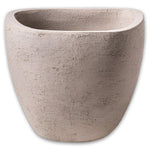 Vase In Organic Shape White