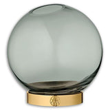 Globe Vase W. Stand Forest/Gold