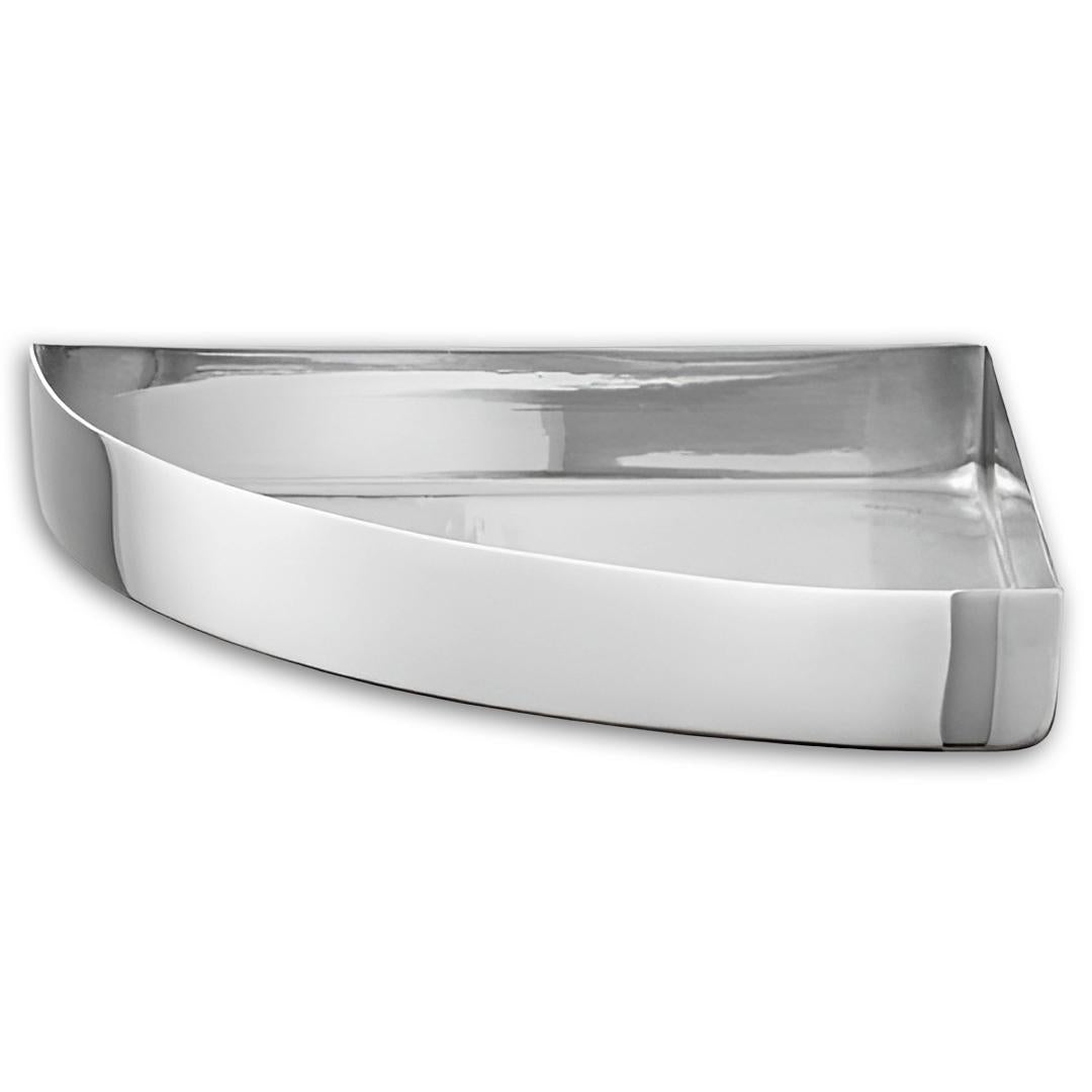 Unity Quarter Circle Tray Silver