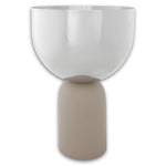 Torus Flowerpot Silver/Taupe-Tall