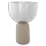Torus Flowerpot Silver/Taupe-Tall