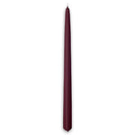 Lux Taper Candles - Set Of 4-Bordeaux