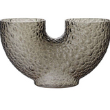 ARURA LOW GLASS VASE