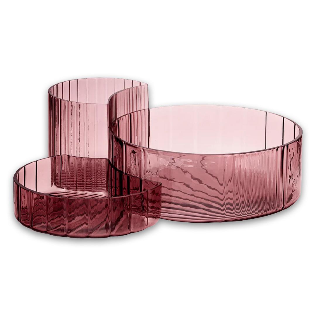 Concha Bowls, Set/3 Rose - AYTM