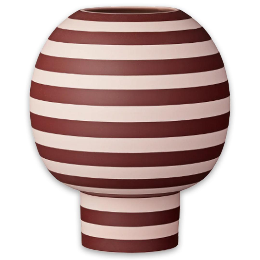 Varia Sculptural Vase Rose/Bordeaux - AYTM