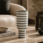 Varia Sculptural Vase Dusty Green/Forest - AYTM (view 2)