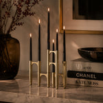 Compono Candle Holder Set/3 Gold - AYTM (view 2)