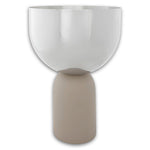 Torus Flowerpot Silver/Taupe-Small