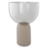Torus Flowerpot Silver/Taupe-Small