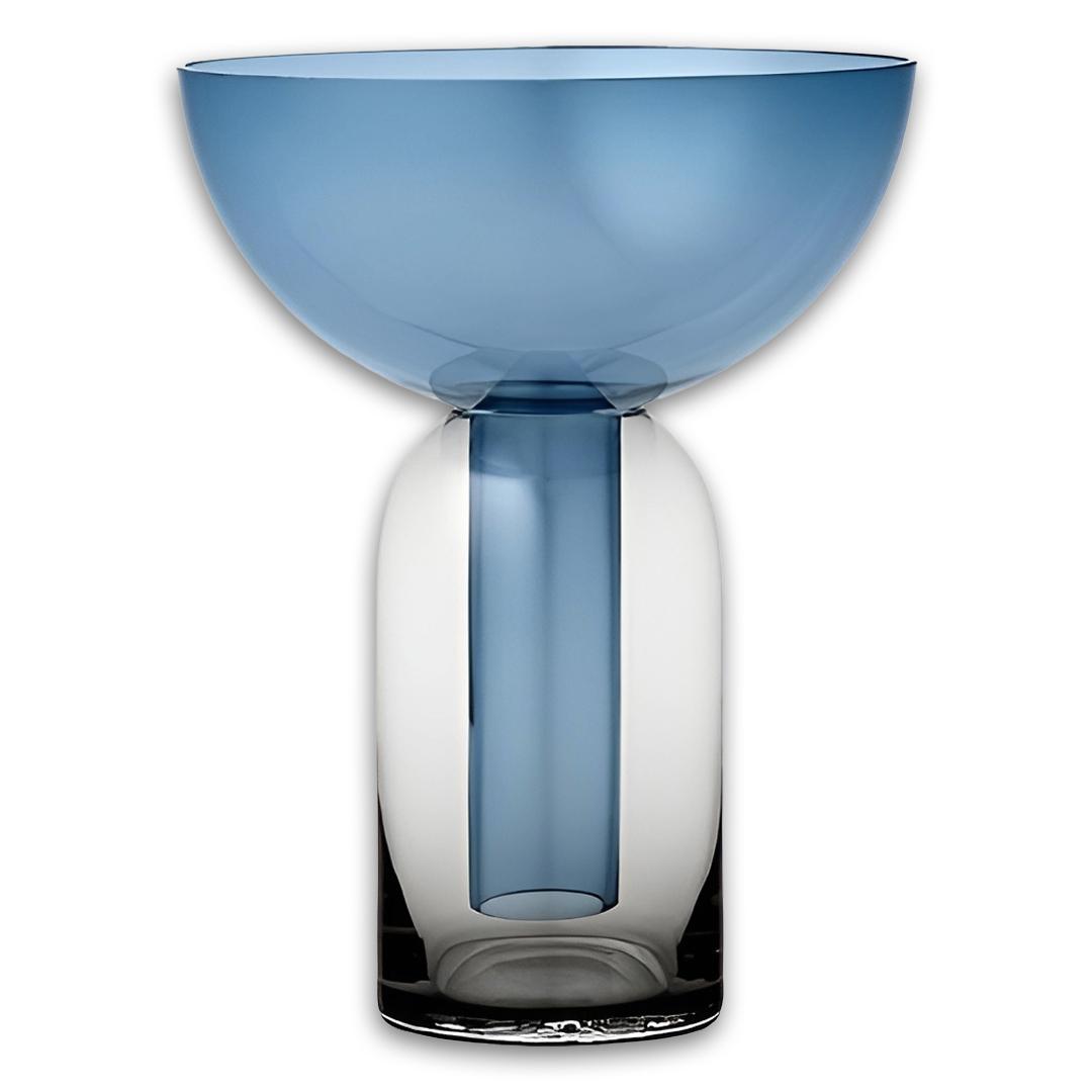 Torus Vase Black/Navy-Small