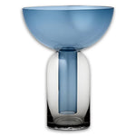 Torus Vase Black/Navy-Small