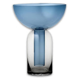 Torus Vase Black/Navy-Small
