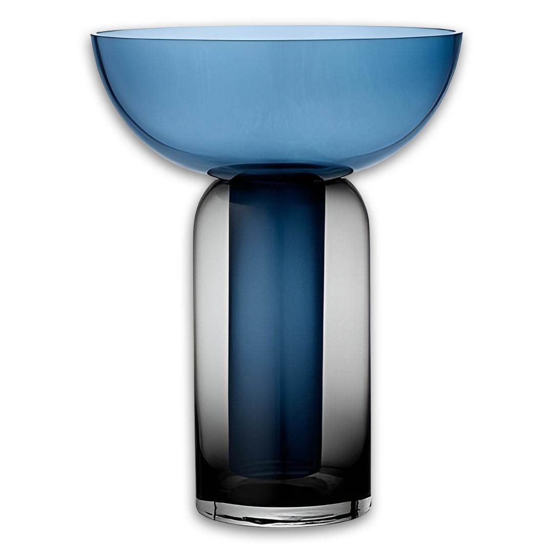 Torus Vase Black/Navy-Tall - AYTM