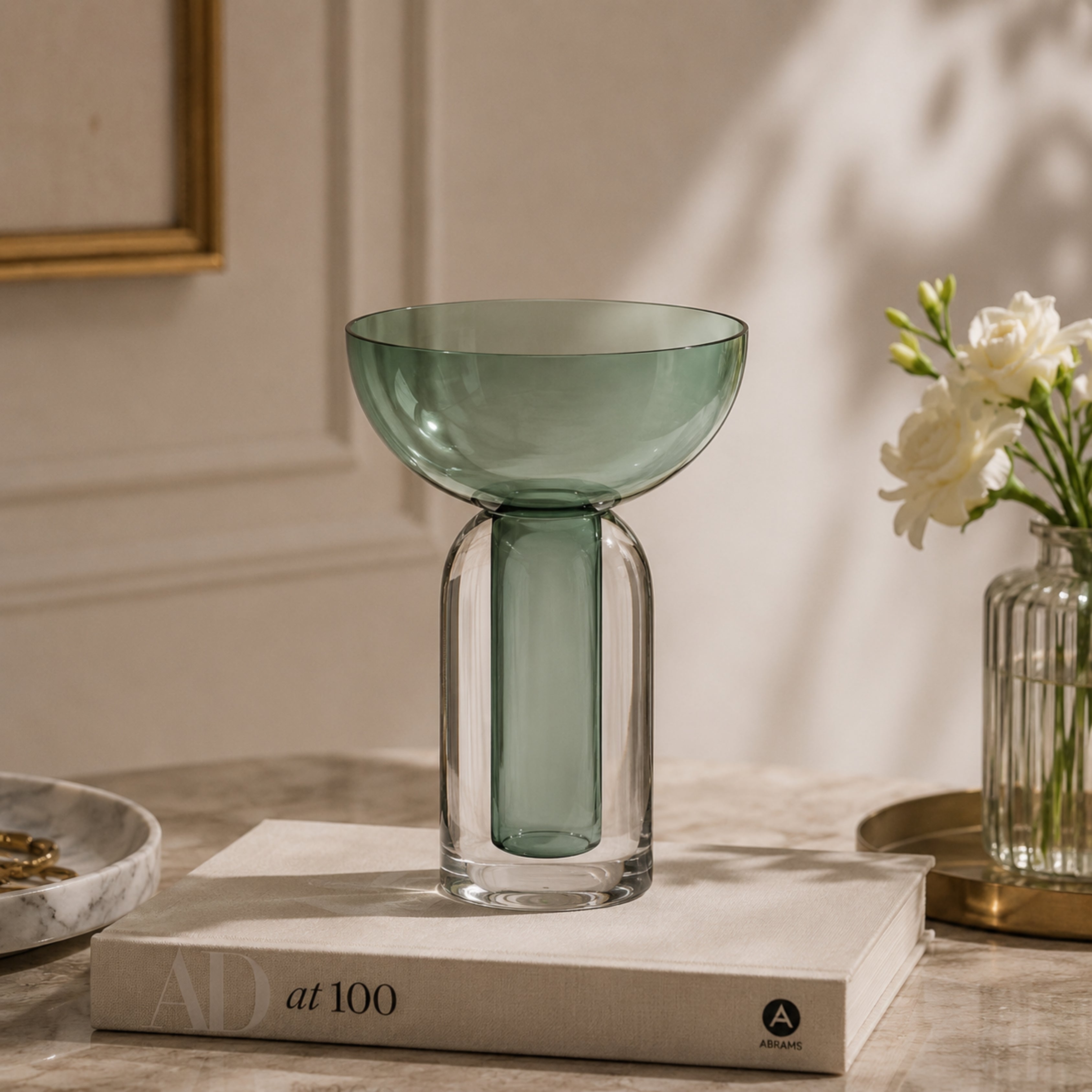 Torus Vase Black/Forest-Small - AYTM (view 2)