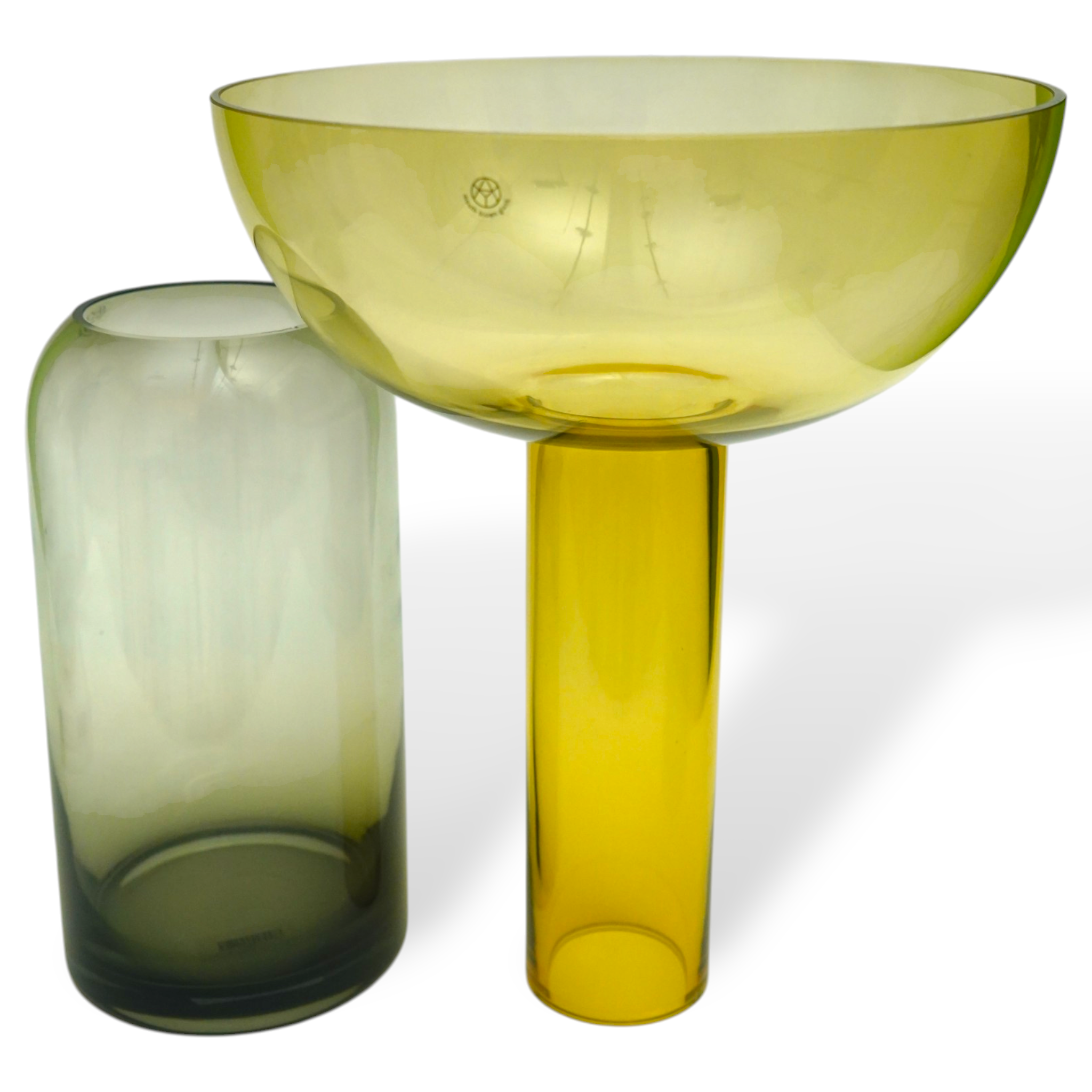 Torus Vase Black/Amber-Tall - AYTM