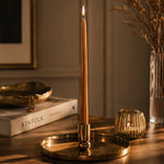 Lux Taper Candles - Set Of 4-Amber - AYTM (view 2)