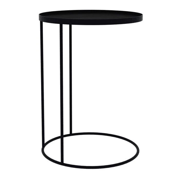 ETHNICRAFT ROUND TRAY TABLE