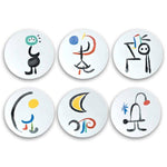 Untilable Joan Miro Set Of 6 Salad Plates