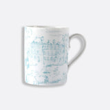 Tout Paris Turquoise Cylindrical Mug 10 Oz