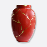 KINTSUGI RED LARGE VASE