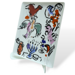 Les Vitraux D'Hadassah Marc Chagall Tribu D'Asher Tray Fantai
