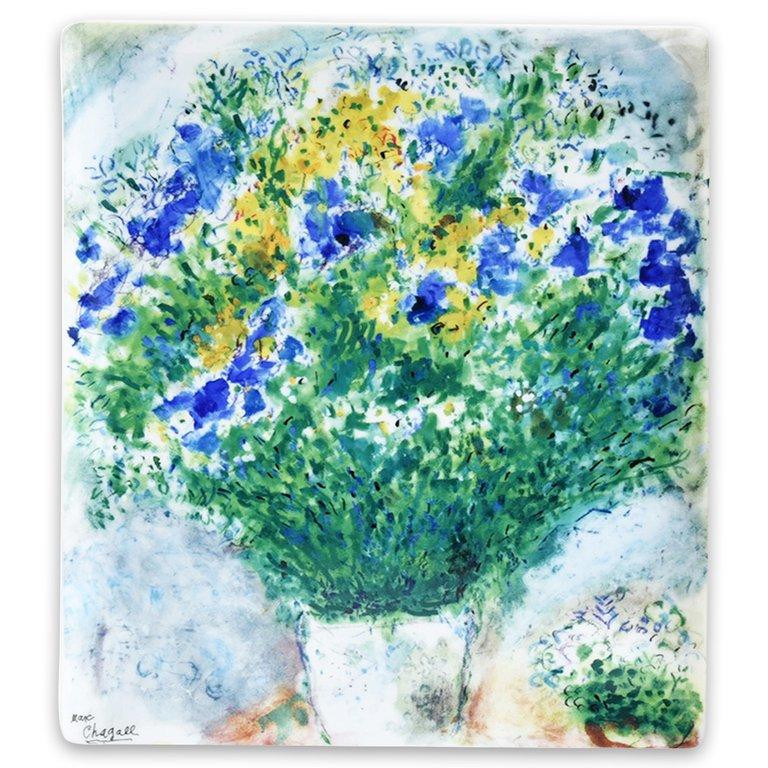 Les Bouquets De Fleurs De Marc Chagall Rectangular Tray