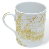 Tout Paris Mug Yellow 10 Oz