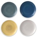Belle Ãžle Set Of 4 Assorted Cupe Plates