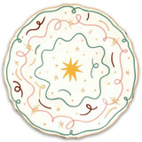 Round Platter Star