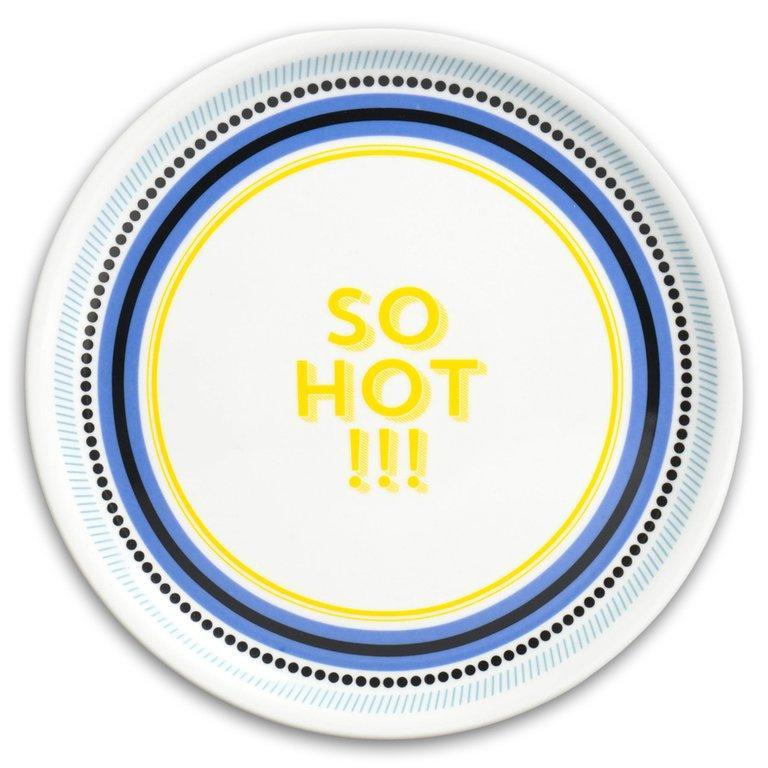 Pizza Plate So Hot