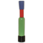 Vaso Nero Verde Rosso Design.
